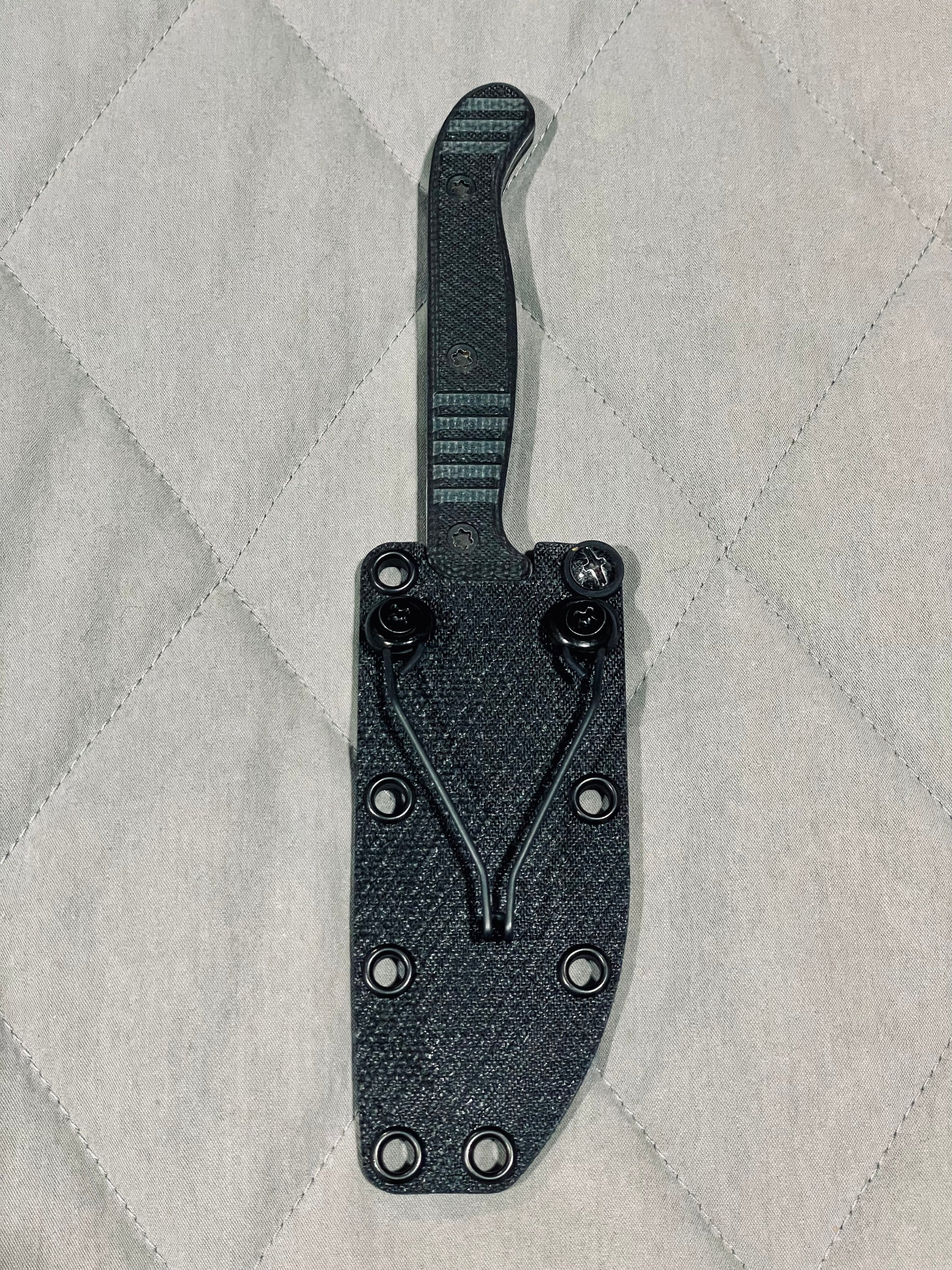 The Brick V1.0: USA-Made EDC & Outdoor Knife (3.9" Blade) with Inzynix™ (Patent Pending) Sheath